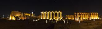 Temple de Luxor de nuit